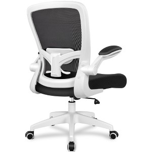 KERDOM Ergonomic Office Chair, Adjustable Lumbar Support, Breathable Mesh Fabric, Durable and Reliable, White - 1 of 4
