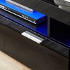 Sapphtopaz TV Stand with LED for TVs Up to 60" Modern TV Entertainment Center with Open Shelves and Cabinets TV Stands for Living Room - 4 of 4