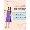 24seven Comfort Apparel Girls Sleeveless Pocket Swing Dress - 4 of 4