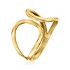 Pure Collection by Ross-Simons 14kt Yellow Gold Open-Space Ring - 2 of 4