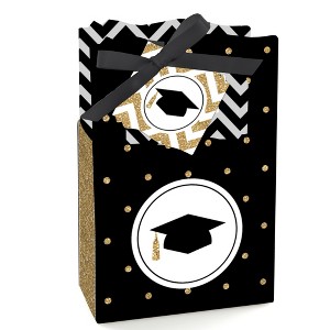 Big Dot of Happiness Gold Tassel Worth The Hassle - Graduation Party Favor Boxes - Set of 12 - 1 of 4