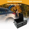 Unique Bargains Universal Car Trunk Organizer Car Storage Organizer with Reflective Strip Foldable Gray 1 Pc - 2 of 4