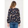 WEST K Women's Dream Buckle Keyhole Long Sleeve Blouse - 3 of 4