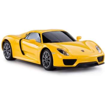 Link Worldwide Ready! Set! Go! Link 1:24 Scale Porsche 918 Spyder Remote Control Toy Car For Kids - Yellow