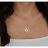 Treble Clef Necklace, Music Forever in Sterling Silver Necklace for Women - 2 of 3