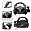 NBCP Gaming Racing Wheel, Steering Wheel for PC, 270 Degree Driving Force Sim Game Steering Wheel with Pedals and Responsive Gear for PC, PS3, PS4 - 4 of 4