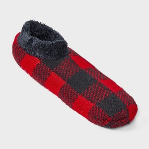 Women's Double Lined Cozy Booties with Grippers - Auden™ - 1 of 4