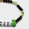 Wicked x Little Words Project Wicked Beaded Bracelet - Black - 3 of 4