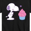 Boys' - Peanuts - Snoopy Heart Cupcake Short Sleeve Graphic T-Shirt - 2 of 4