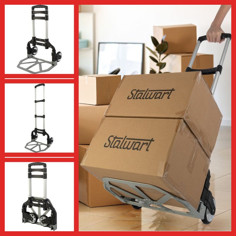 Folding Hand Truck - Dolly Cart by Stalwart, 4 of 9