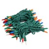 Novelty Lights RetroGlo Ceramic Mini Lights 100 Light on Green Wire 34 Feet Long - 4 of 4