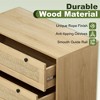 3-Drawers Storage Cabinet, CENGHU Coffee Bar Cabinet with Rope Woven Drawer, Buffet Cabinet, for Bedroom, Living Room, Dining Room, Hallways - 3 of 4