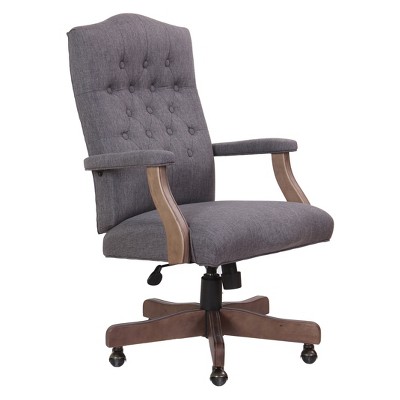 Traditional Executive Chair Slate Gray - Boss Office Products