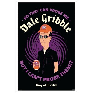 Trends International King of the Hill (2025) - Dale Gribble Probe Framed Wall Poster Prints - 1 of 4