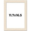 PosterPalooza | 11.7x16.5 Wide Barnwood Picture Frame, UV Acrylic, 6 Finishes - Grey, Brown, White, and Black - 2 of 4
