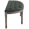 Modway Esteem Vintage French Upholstered Fabric Semi-Circle Bench - 4 of 4
