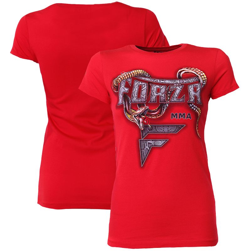 Forza Sports Women's "Slither" T-Shirt - Red, 1 of 3
