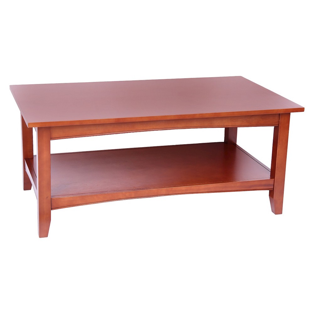 Photos - Coffee Table 42" Shaker Cottage Wide  Cherry - Alaterre Furniture