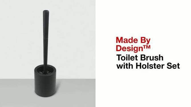 Toilet Brush with Holster Set - Made By Design&#8482;, 2 of 11, play video