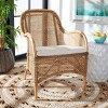 Charlie Rattan Accent Chair W/ Cushion  - Safavieh - 2 of 4