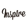"Inspire" Decorative Wall Sign Natures Brown - Lavish Home: Iron Crafted, Modern Style, Wall-Mounted Art - 2 of 3