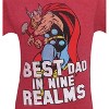 Adult Thor Best Dad In Nine Realms T-Shirt - Small - 2 of 4