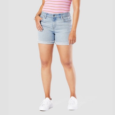 levi's mid rise shorts