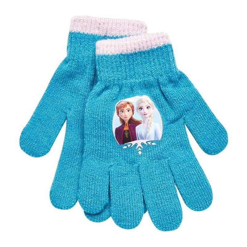 Frozen Elsa and Anna Winter Set, Little Girls 4 Pair Mittens or Gloves ,Age 2-7, 2 of 6