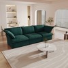 123.9" Cloud Modular Sectional Sofa, Modern Comfy Couch Filled with Down,Wide Deep Seat Couches for Living Room Apartment Lounge Bedroom - 2 of 4