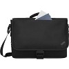 Lenovo ThinkPad 15.6" Essential Messenger for Notebooks - Black - Water Resistant - Nylon - Polyester Exterior Material - Shoulder Strap, Handle - 3 of 4