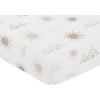 Sweet Jojo Designs Girl Baby Fitted Crib Sheet Desert Sun Collection - 3 of 4