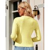 BLUEMING Womens Sweater Cardigan Cropped Lightweight Rib Texture Button Down Knit Tops 2025 Fall Fashion Outfits - 2 of 4