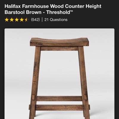 Threshold halifax 2025 24 counter stool