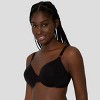 NEW Fruit of the Loom 2 Pack Beige/Black T-Shirt Bra size 40C full