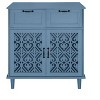 Sideboard Buffet Cabinets, Coffee Bar Cabinet with Metal Handle,  Accent Cabinet for Living Room - 4 of 4