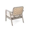 CAVINAS Outdoor Acacia Wood Patio Chairs with Waterproof Deep Seating,Rattan Patio Furniture for Porch,Backyard,Balcony - 4 of 4