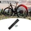 Unique Bargains 14G J Bend Bike Spokes with Nipples Steel Black 36 Pcs - 2 of 4