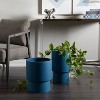 Olivia & May 2pc Modern Round Ceramic Planter Pots - 2 of 4