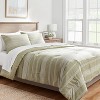 Cotton Woven Stripe Comforter & Sham Set - Threshold™ - image 2 of 4