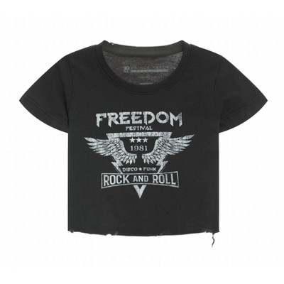Women's Wo's Freedom Festival Cropped Tee - PRINCE PETER