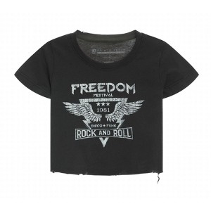 Women's Wo's Freedom Festival Cropped Tee - PRINCE PETER - 1 of 1