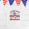 The Juniper Shop Little Miss Firecracker Checkered Youth Short Sleeve Tee - 2 of 4