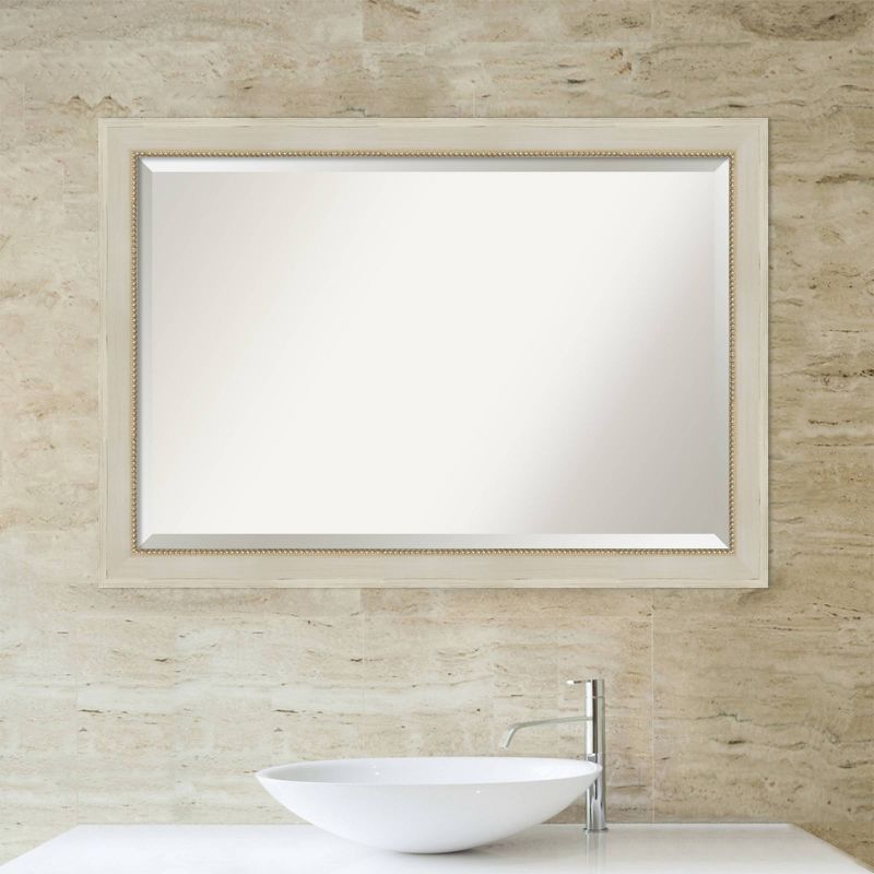 40&#34; x 28&#34; Parthenon Framed Bathroom Vanity Wall Mirror Cream - Amanti Art, 5 of 9