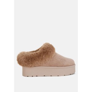 Aniso Faux Fur Slip On Snow Boots Women - 1 of 4