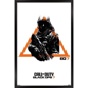 Trends International Call of Duty: Black Ops 7 (2025) - Burnt Orange Operative Framed Wall Poster Prints - 1 of 4
