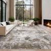 Washable Abstract Area Rug for Living Room Bedroom, Soft Non Slip Indoor Modern Throw Carpet for Dining Room Kitchen Office - 2 of 4