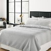 16"x42" Slub Center Stripe Oversized Lumbar Bed Pillow - Hearth & Hand™ with Magnolia - 2 of 4