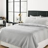 16"x42" Slub Center Stripe Oversized Lumbar Bed Pillow - Hearth & Hand™ with Magnolia - image 2 of 4