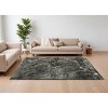 Green Shag Hand Tufted Area Rug - 2 of 4