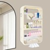 YIYIBYUS 4-tier Bathroom Storage Rack, Wall Mounted Storage Rack, Makeup Organizer - 3 of 4